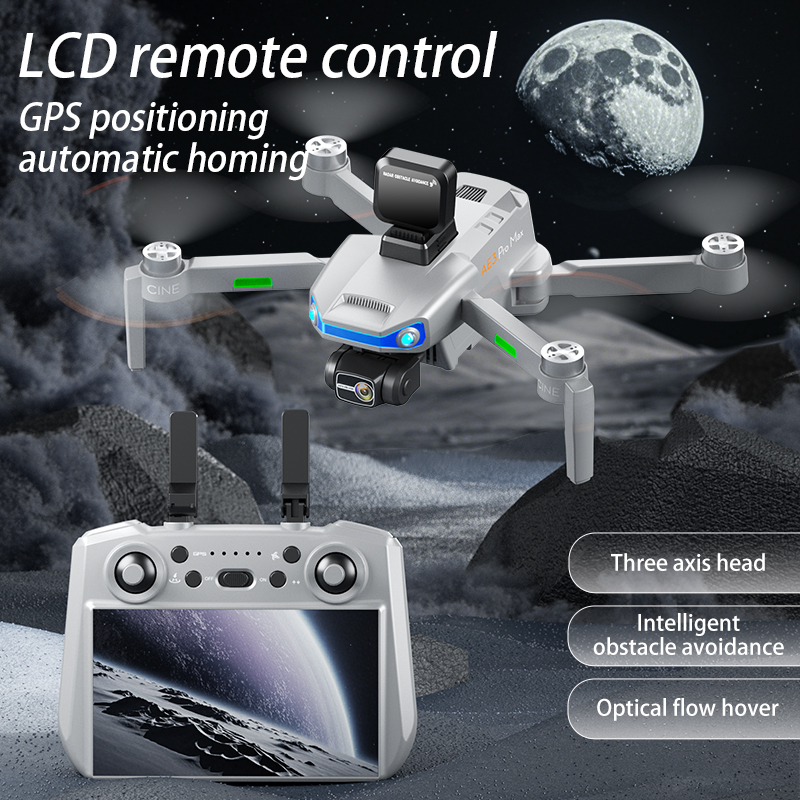 AE3 PRO Max جديد LCD SC نظام ت - مراجعة Drone Camera With Gimbal وسعره