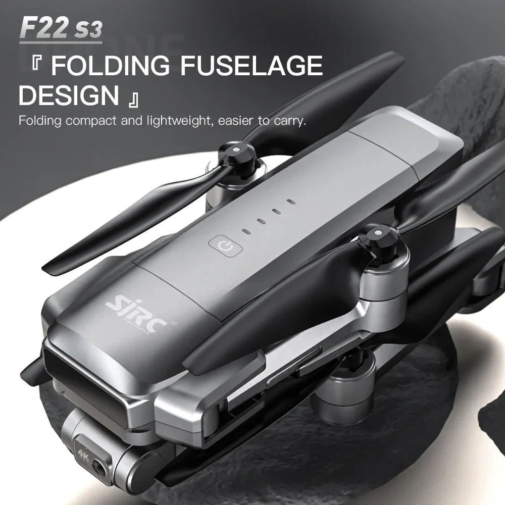طائرة SJRC F22 S3 pro القابلة  - مراجعة Drone Camera Action وسعره