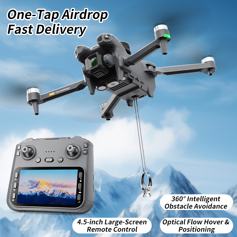 طائرة بدون طيار AE51 مع كاميرا - مراجعة Drone Camera With Gimbal وسعره