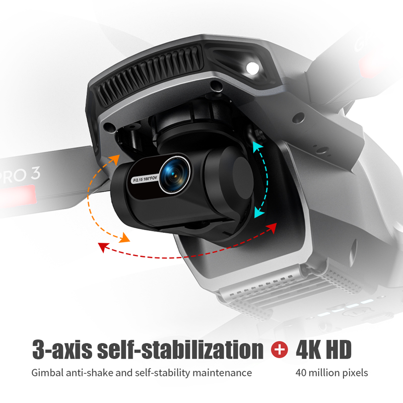 L106 Pro 3 طائرة بدون طيار 5G  - مراجعة Drone Camera With Gimbal وسعره