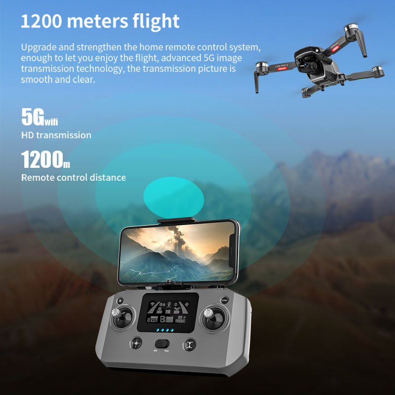 L106 Pro 3 طائرة بدون طيار 5G  - مراجعة Drone Camera With Gimbal وسعره